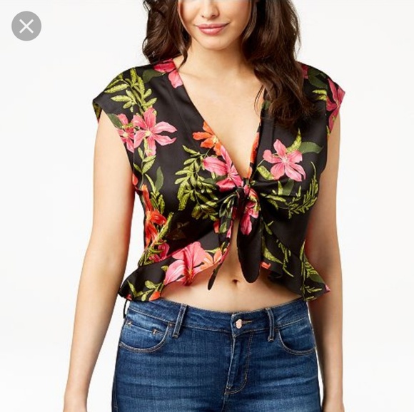 Guess Coastal Bloom black Print - Picture 2 of 5